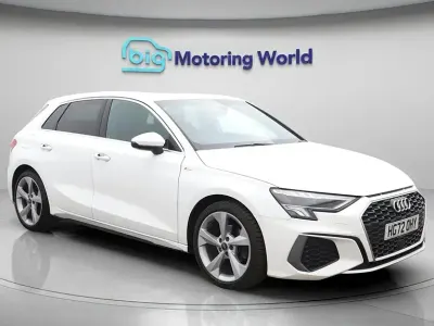 Begagnad Audi A3 Sportback S-Line 110 HK (80 kW) 2022 Vit Halvkombi