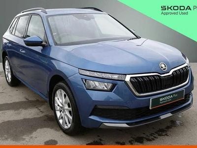 Used Skoda Kamiq SE 147 HP (108 kW) 2019 Titan blue metallic SUV