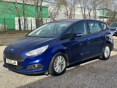Begagnad Ford S-MAX Zetec 150 HK (110 kW) 2017 Blå Minibuss