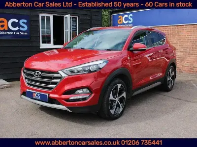 Second-hand Hyundai Tucson Edition 116 CP (85 kW) 2017 Roșu SUV