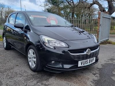Used Vauxhall Corsa Design Edition 75 HP (55 kW) 2015 Black Hatchback