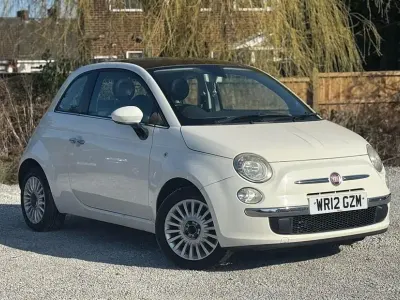 Used Fiat 500 Lounge 69 HP (50 kW) 2012 White Hatchback