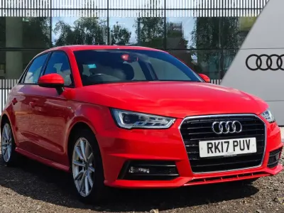 Used Audi A1 Sportback S-Line 2017 Red Hatchback