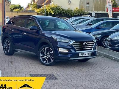 Blue Used 2020 Hyundai Tucson Premium SE SUV | £16,799 (Fair price)