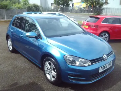 Used VW Golf VII Match 2015 Blue Hatchback