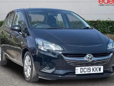 Used Vauxhall Corsa Design Edition 90 HP (66 kW) 2019 Black Hatchback