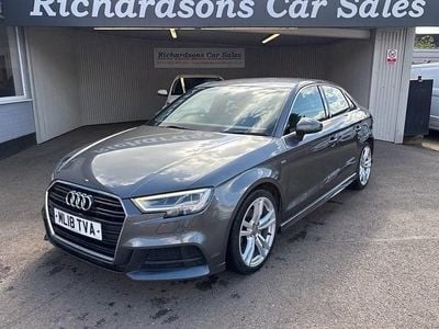 Used Audi A3 S-Line 150 HP (110 kW) 2018 Grey Sedan