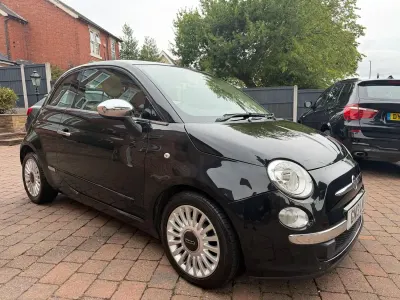 Used Fiat 500 Lounge 85 HP (62 kW) 2013 Black Hatchback