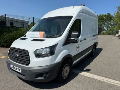 Used Ford Transit 130 HP (95 kW) 2018 White Van