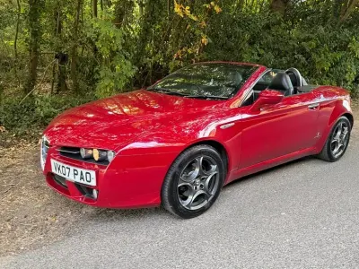 Used Alfa Romeo Spider 185 HP (136 kW) 2007 Red Cabriolet