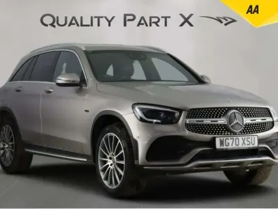 Begagnad Mercedes GLC300e AMG line 2020 Silver SUV