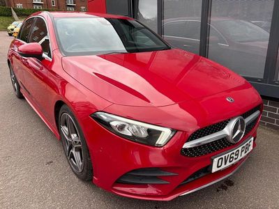 Used Mercedes A220 AMG Line Premium 190 HP (139 kW) 2019 Red Hatchback