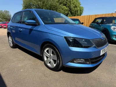 Used Skoda Fabia SE L 110 HP (80 kW) 2018 Blue Hatchback