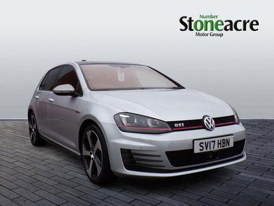 Silver Used 2017 VW Golf VII GTI Hatchback | £15,495 (Fair price)