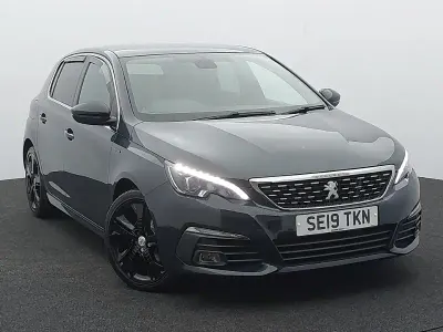 Used Peugeot 308 GT-line 131 HP (96 kW) 2019 Grey Hatchback