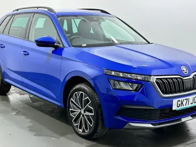 Used Skoda Kamiq SE Drive 110 HP (80 kW) 2021 Blue SUV