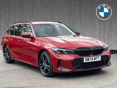 Used BMW 330e M Sport 292 HP (214 kW) 2025 Red Estate