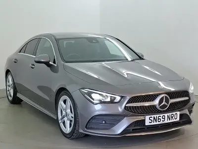 Used Mercedes CLA200 AMG line 163 HP (119 kW) 2019 Grey Coupe