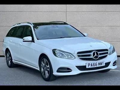 Used Mercedes E220 Premium 175 HP (128 kW) 2016 White Estate