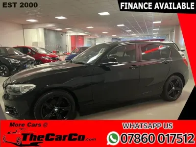 Used BMW 118 Sport Line 150 HP (110 kW) 2016 Black Hatchback