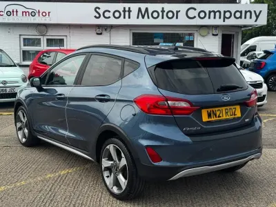 Used Ford Fiesta Active 125 HP (91 kW) 2021 Blue Hatchback