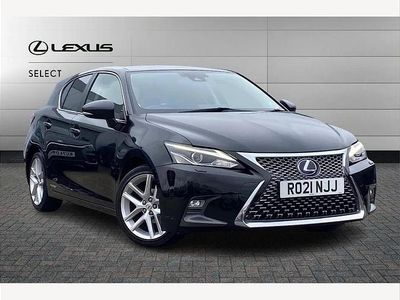 Used Lexus CT200h 136 HP (100 kW) 2021 Black Hatchback