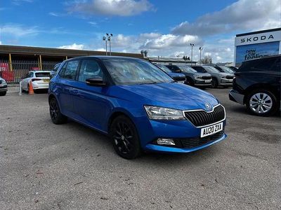 Used Skoda Fabia Colour Edition 95 HP (69 kW) 2020 Blue Hatchback