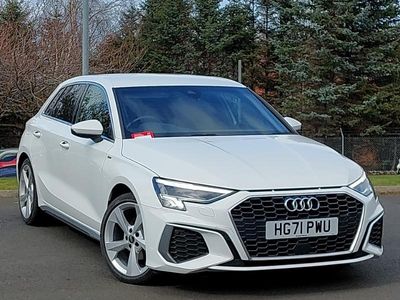 Used Audi A3 S-Line 150 HP (110 kW) 2022 White Sedan