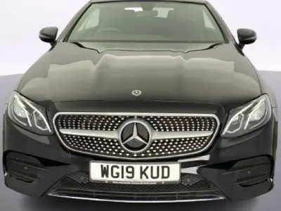 Used Mercedes E300 AMG line 245 HP (180 kW) 2019 Black Cabriolet
