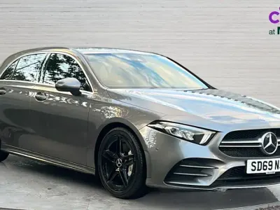 Used Mercedes A35 AMG Premium 306 HP (225 kW) 2019 Grey Hatchback