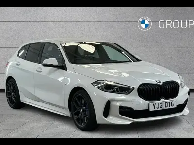 Used BMW 118 M Sport 136 HP (100 kW) 2021 White Hatchback