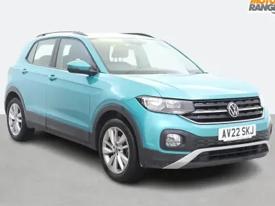 Used VW T-Cross SE 95 HP (69 kW) 2022 Turquoise SUV