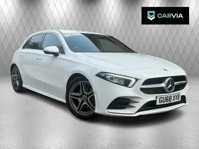Używany Mercedes A200 AMG line 2018 Biały Hatchback