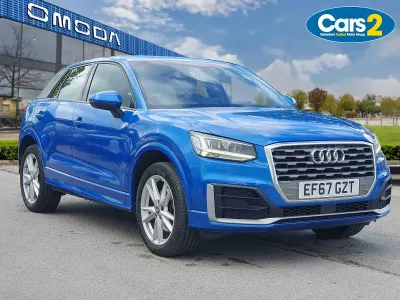 Used Audi Q2 S-Line 150 HP (110 kW) 2017 Blue SUV