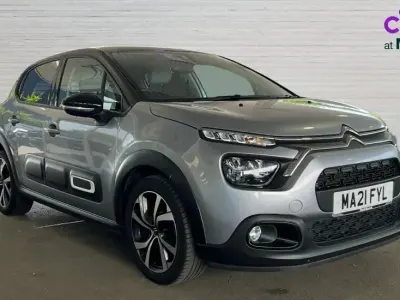 Begagnad Citroën C3 PureTech 83 HK (61 kW) 2021 Grå Halvkombi