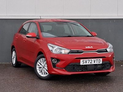 Red Used 2022 Kia Rio Hatchback | £13,698 (Fair price)