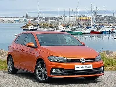 Used VW Polo R-line 115 HP (84 kW) 2020 Orange Hatchback