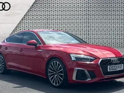 Used Audi A5 Sportback S-Line 150 HP (110 kW) 2022 Red Hatchback