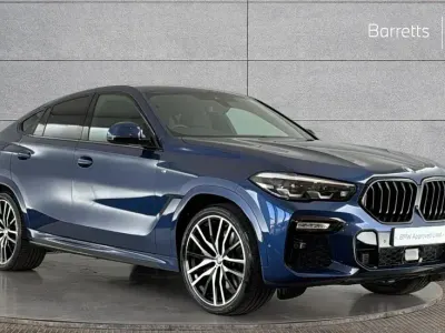 Used BMW X6 M Sport 340 HP (250 kW) 2021 Blue SUV
