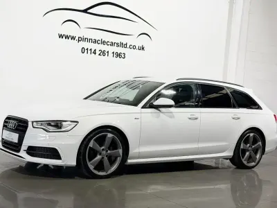 Used Audi A6 Black Edition 187 HP (137 kW) 2014 White Estate
