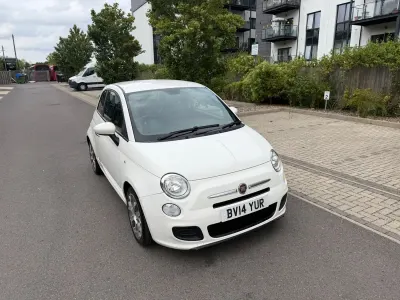 Used Fiat 500 S 69 HP (50 kW) 2014 White Hatchback