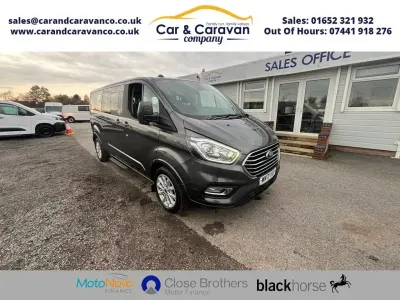 Begagnad Ford Tourneo Custom Titanium 130 HK (95 kW) 2021 Grå Van