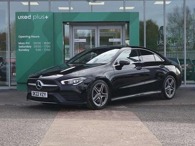 Used Mercedes CLA200 AMG line 163 HP (119 kW) 2022 Black Coupe