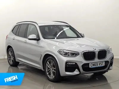 Used BMW X3 M Sport 184 HP (135 kW) 2019 Silver SUV