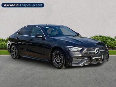 Grey Used 2023 Mercedes C200 AMG line Sedan | £25,299 (Fair price)