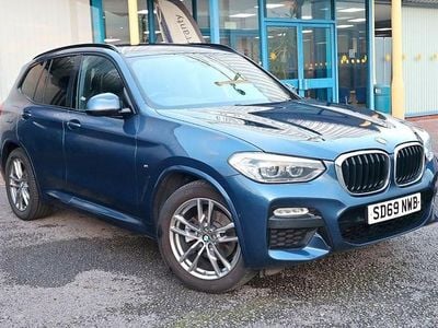 Phytonic blue Used 2019 BMW X3 M Sport SUV | £23,289 (Good price)