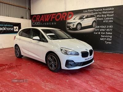 White Used 2019 BMW 218 Sport Line Hatchback | £11,495 (Fair price)
