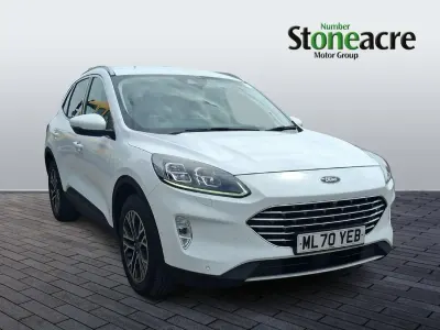 Used Ford Kuga Titanium 150 HP (110 kW) 2020 White SUV