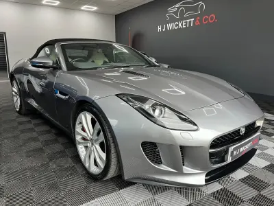 Usado Jaguar F-Type Supercharged 380 HP (279 kW) 2013 Cinzento Cabrios