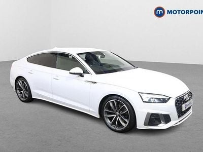 White Used 2020 Audi A5 S-Line Hatchback | £20,749 (Fair price)